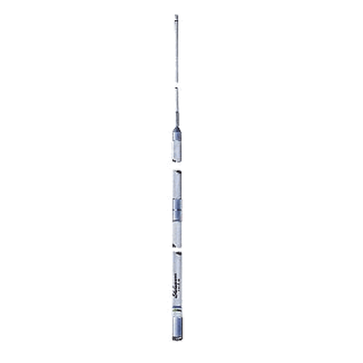 [393] Antena Marina Base HF en Fibra De Vidrio / 2.-30 MHz / Armado en 3 Secciones / Facilidad de Embarque / Potencia de 1 kW