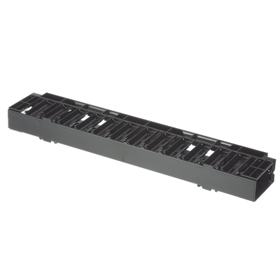 [NCMHF1] Organizador de Cables Horizontal NetManager, Sencillo (Solo Frontal), Para Rack de 19in, 1UR