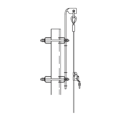 [TRY-ST-LV-150] Línea de Vida hasta 45.7 Metros (150 pies). Compatible con línea Super Titan. Carro de Seg. NO INCLUIDO.