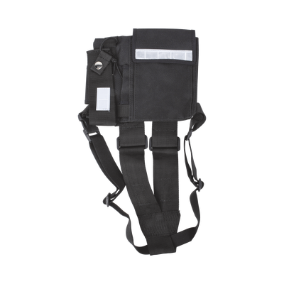 [KCPP-SLG] Pechera Universal sin logo con soporte para radio y bolígrafo más bolsa con cinta adherente para su seguridad.