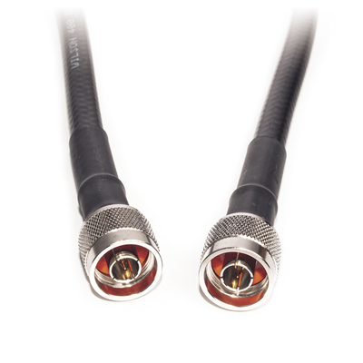 [952-302] Jumper Coaxial con Cable Wilson-400 | Conector N Macho en los Extremos | 60 Centímetros (23.62 Pulgadas) de Longitud