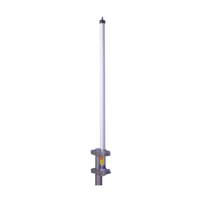 [HX10-45070] Antena base UHF 450-470 MHz, Fibra de Vidrio, 10 dB de Ganancia, Serie HX para Climas Extremos