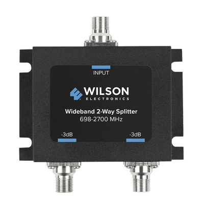 [850-034] Divisor de Potencia Coaxial 2 Vías / 698-2700 MHz / 75 Ohm / Pérdida por División 3 dB / Aislamiento ≥20 dB / Conector F-hembra / Diseño Microstrip