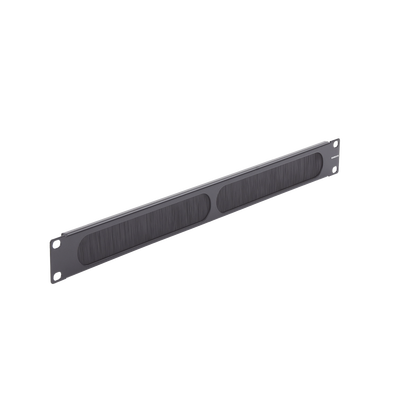 [PNL-BRSH-1] Tapa Ciega para Rack de 19in, Tipo Cepillo de Nylon, para Paso de Cables y Mejor Manejo Térmico, Color Negro, 1UR