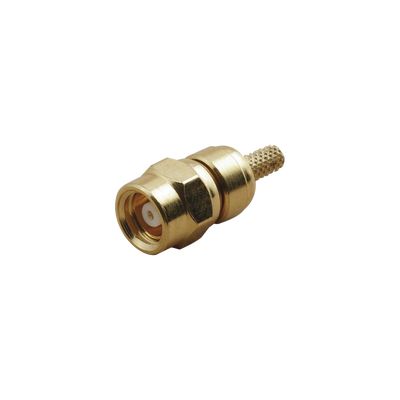 Conector SMC Macho de Anillo Plegable para cables RG-58/U LMR-195, RG-142/U.