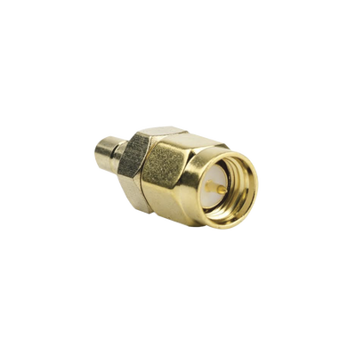 [501-1258-ND] Adaptador Coaxial en Línea, de Conector SMA Macho a SMB Hembra, Oro/ Oro/ Teflón.