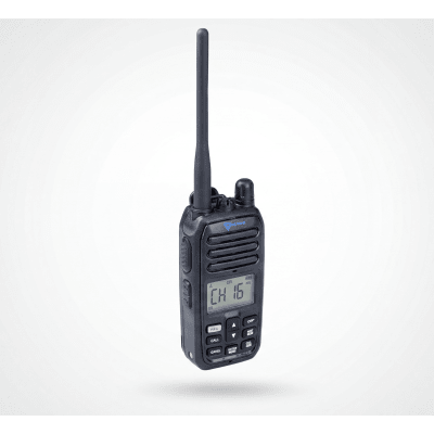 [TXM52] Radio Portátil Marino VHF / Sumergible IP67 / Luz Activada por Agua / NRC Reducción de Ruido / Dual-Watch / 5W / FM (F3E)