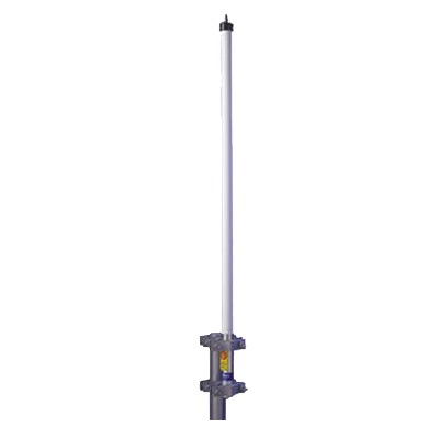 [HX10-40630] Antena base UHF 406-430 MHz, Fibra de Vidrio, 10 dB de Ganancia, Serie HX para Climas Extremos