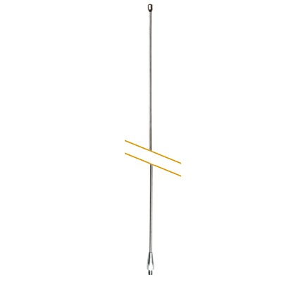[IC-56] Látigo para Antena CB de 259 cm de Acero Inoxidable