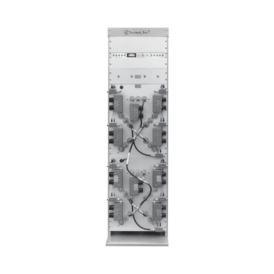Combinador Panel en Rack 19 de 746-806/ 800-869 MHz, 4 Canales (8 Diam.), 250 kHz, 150 Watt, N Hembras.