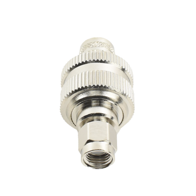 [RP-3000-I] Conector SMA Macho Inverso de Anillo Plegable para RG-8/U, 9913, LMR-400, Níquel/ Oro/ Teflón.