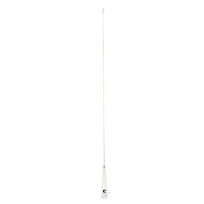 [5244-E] Antena Marina VHF Para Embarcación / Ganancia de 3 dB / Potencia de Entrada de 50 watts / Incluye Cable RG-58 de 4.5 Metros