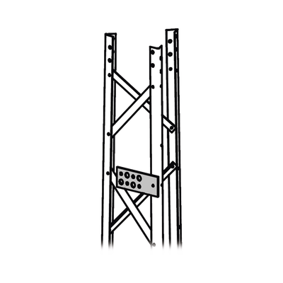 [TRY-T-TXB] Guía Simple para Guiado de Cableado de Comunicación. Compatible con línea TITAN. Incluye Tornillo, Tuerca y Arandela.