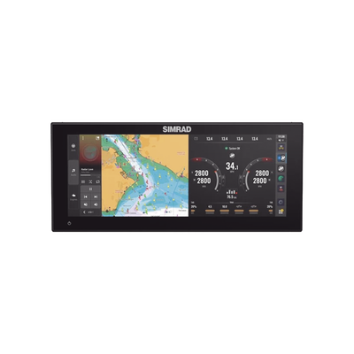[000-16215-001] Pantalla Ultrawide NSX ULTRAWIDE de 12 pulgadas / Pantalla SolarMAX™ IPS HD / Integración con Mercury® y CZone® / Sonar Active Imaging™ / Compatibilidad con C-MAP® X-Gen Charts / NMEA 2000® / Ethernet y USB