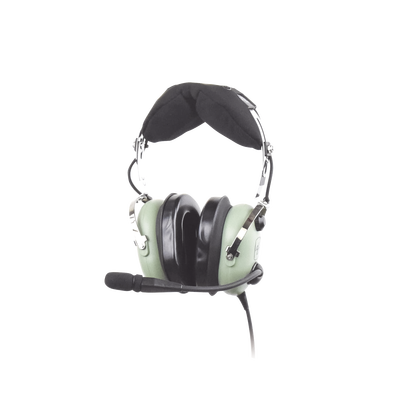 [H10-13H] Auriculares con atenuación de ruido pasivo para radios aéreos en helicópteros