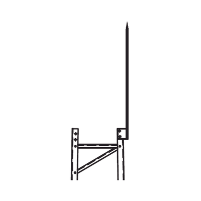 [TRY-TLR] Punta Pararrayo Maciza para Estructura de Torre TITAN.