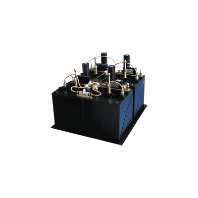 Combinador dB SPECTRA, en Panel /Rack 19, 380-400 MHz,6 Canales, 100 kHz de Sep. N Hembras.