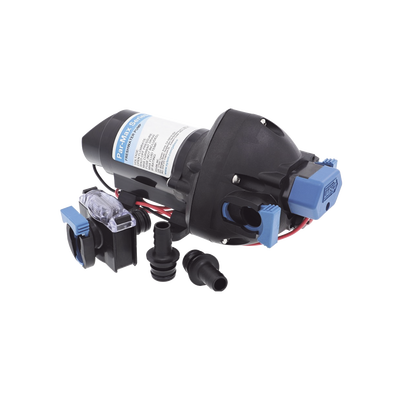 [31295-3512-3A] Bomba controlada por presión Par Max a 12 Vcd, caudal de 2 GPM, presión máxima 35 psi, para manguera de entrada con orificio de 38 mm (1½”), manguera de descarga con orificio de 25 mm (1”)