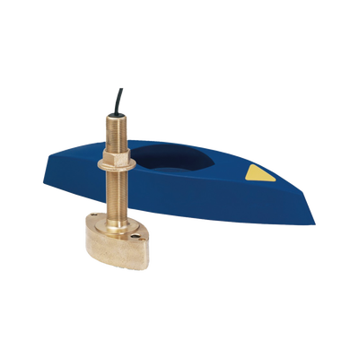 [000-13946-001] Transductor B45 / Bronce / Montaje Thru-Hull / Diseño Compacto / Deflector de Agua Aerada / Retornos de Eco Sólidos