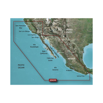 [10-C0722-20] Mapa HXUS021R California - México.