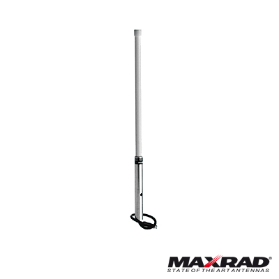 [MFB-1563] Antena base, fibra de vidrio, rango de frecuencia 156 - 162 MHz