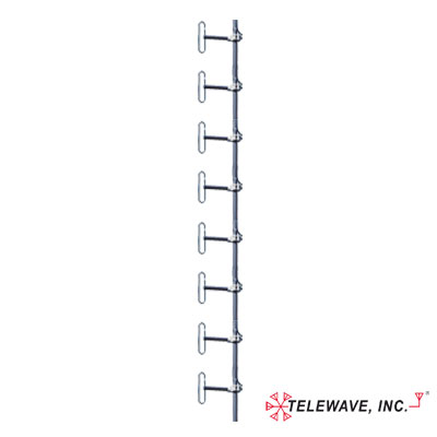 [ANT-450D7-12] Antena Base UHF, de 8 Dipolos, Rango de Frecuencia 406 - 512 MHz.