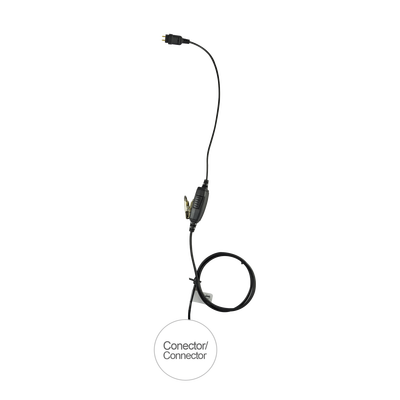[E1-1W2KD131] Micrófono de 1 cable serie LOC para KENWOOD PKT-23K