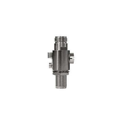 [850-050] Protector Contra Descargas Eléctricas / Rango de Frecuencia de DC a 5.8 GHz / Impedancia 50Ω / Protección Bidireccional / Tubo de Descarga de Gas 90V Reemplazable / Conectores N hembra