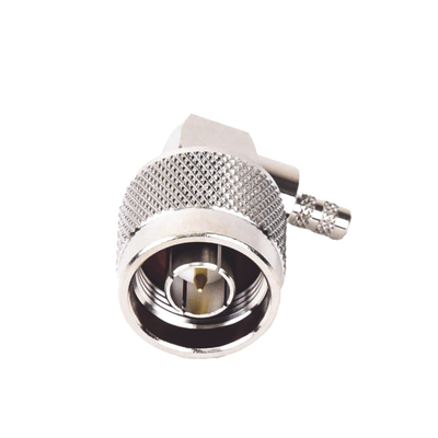 [RFN-1009-C-03] Conector N Macho en A/R de Anillo Plegable para Cables LP-195, LP-142, RG-58/U, RG-142/U, Niquel/ Oro/ Teflón.