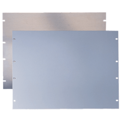[P19RP3UA] Tapa Ciega Para Rack Estándar de 19in, Plano, de Aluminio, 3 UR
