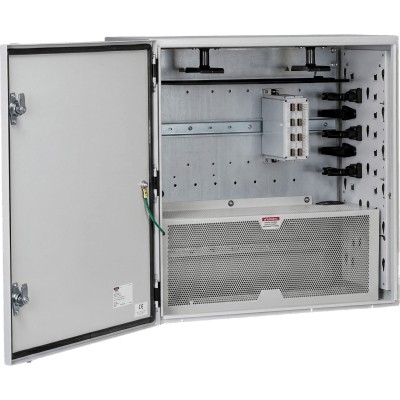 [Z22C-S] Gabinete de Zona de Instalación en Pared, Uso Industrial con Clasificación UL tipo IP66 y 4/12/4X, de 610 x 295 x 610 mm, de Acero, Color Gris