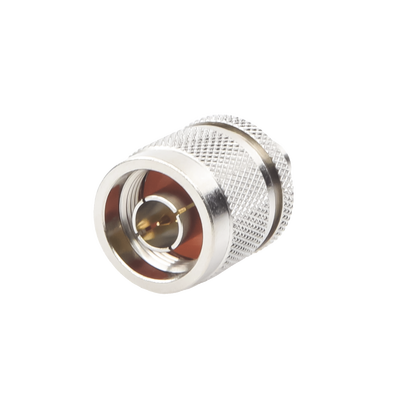 [RSA-3453] Adaptador en Línea de Conector SMA Macho a N Macho, Níquel/ Oro/ Teflón.
