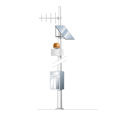 Sistema para Comunicación de Emergencia con Radio TK8302HK (UHF 450-520 MHz).