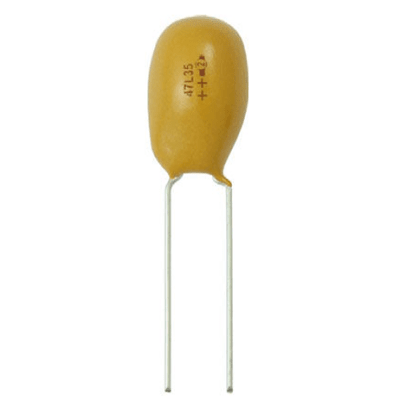 [199-D225X-9025A1VE3] Capacitor de Tantalio de 2200nF , Emplomado sólido de 25 Vcc