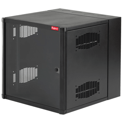 [EWMW482430] Gabinete AccessPlus de 26 UR Montaje en Pared de 19in, Rieles Numerados y Roscados #10-32, Puerta con Ventana de Seguridad, 600 mm de Ancho, 762 mm de Profundidad, Color Negro