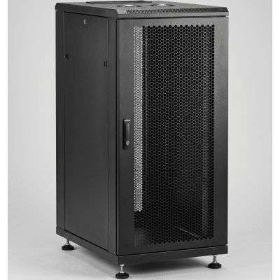 Gabinete de Telecomunicaciones ProLine S1 24 UR 600 mm de Ancho, 900 mm de Profundidad, Color Negro