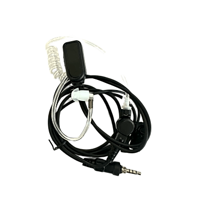 Micrófono Audífono de Solapa Para Radio Marino TXM52 / Tubo Acústico Transparente / 2 Cables / Audio Nítido en Transmisión y Recepción
