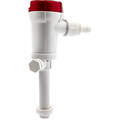 [605FC] Bomba Livewell 605FC 12V DC / 1100 GPH (Galones Por Hora) / Conexión Straight Seacock / Doble Puerto de Entrada / Protección Anti-Aire / Cartucho Motor Extraíble