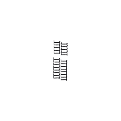 [XGL-FMS48B] Kit de Dedos Para Administración de Cables en Gabinetes FlexFusion™ Light, de 48 UR, Dedos de 100 mm de Longitud, Color Negro
