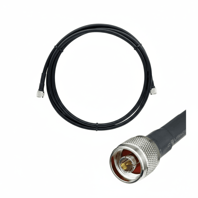 [EP-JC405-NN3] Jumper Coaxial con Cable Epcom405 | Conector N Macho en los Extremos | 60 Centímetros (23.62 Pulgadas) de Longitud.