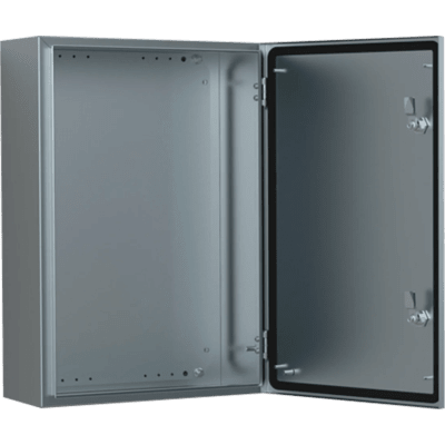 [ASR0403021] Gabinete de Acero Inoxidable 304L ASR IP66 400x300x210 mm (15.7 x 11.8 x 8.3 in) / 2 Cerraduras / Montaje Placa 2 mm