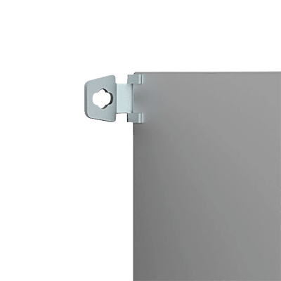 [AW41] Soporte de Montaje en Pared para Gabinetes NEMA / Brackets Externos AW / Acero Suave Zincado 3 mm / 36x76x21 mm (1.42x2.99x0.83 in) / Incluye 4 Unidades con Accesorios / Mantiene Protección NEMA / IP