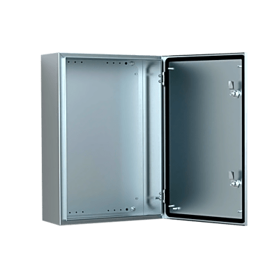 [ASR0604021] Gabinete de Acero Inoxidable 304L ASR IP66 / 600x400x210 mm (23.6x15.7x8.3 in) / 2 Cerraduras / Montaje Placa 2 mm