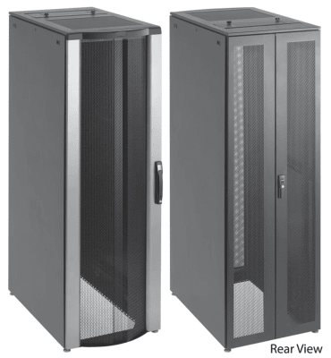[PSCPC20612B] Gabinete para Servidores ProLine FloTek 42 UR Con Puertas Perforadas Alta Ventilación, Profundidad Extendida 1200 mm y Ancho 600 mm Acero Color Negro