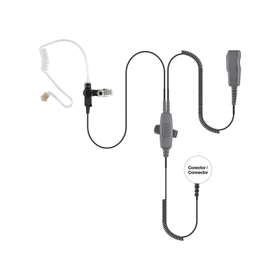 [SPM-2030S] MICRÓFONO AUDÍFONO DE 2 CABLES CON DOBLE PTT P/ ICOM ICF-11/ 14/ 3021/ 3013/ 3103/ 3003.