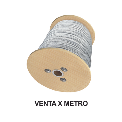 Cable Retenida 7 Hilos, Resistencia 2154 Kg. Diámetro 1/4 (Precio por Metro).