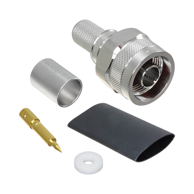 Conector N Macho Plegable Hex. con Pin Soldable para cables Tipo RG8