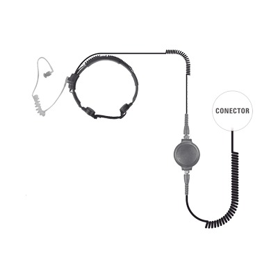 [SPM-1555] MICRÓFONO DE GARGANTA DE USO RUDO PARA HYTERA PD-702/ PD-706/ PD-782/ PD-785/ PD-786/ PT-580.