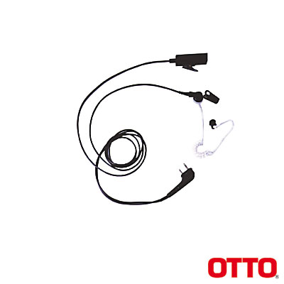 [V1-10355] Micrófono-Audífono Profesional de 2 Cables para KENWOOD NX200/300/410/5000, TK-480/2180/3180