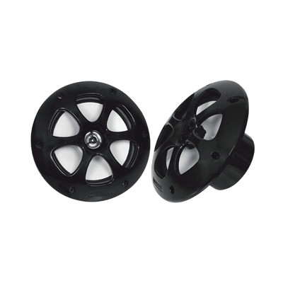 Par de altavoces fabricado en grado marinos en color negro de 6.5 de 100 W de entrada máxima